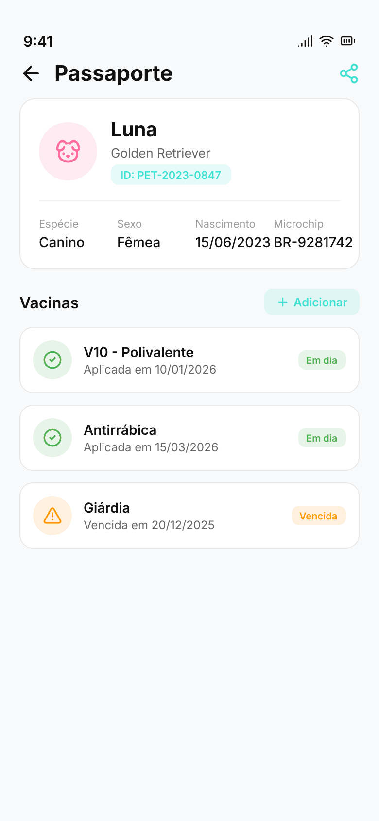 Zupet — Passaporte